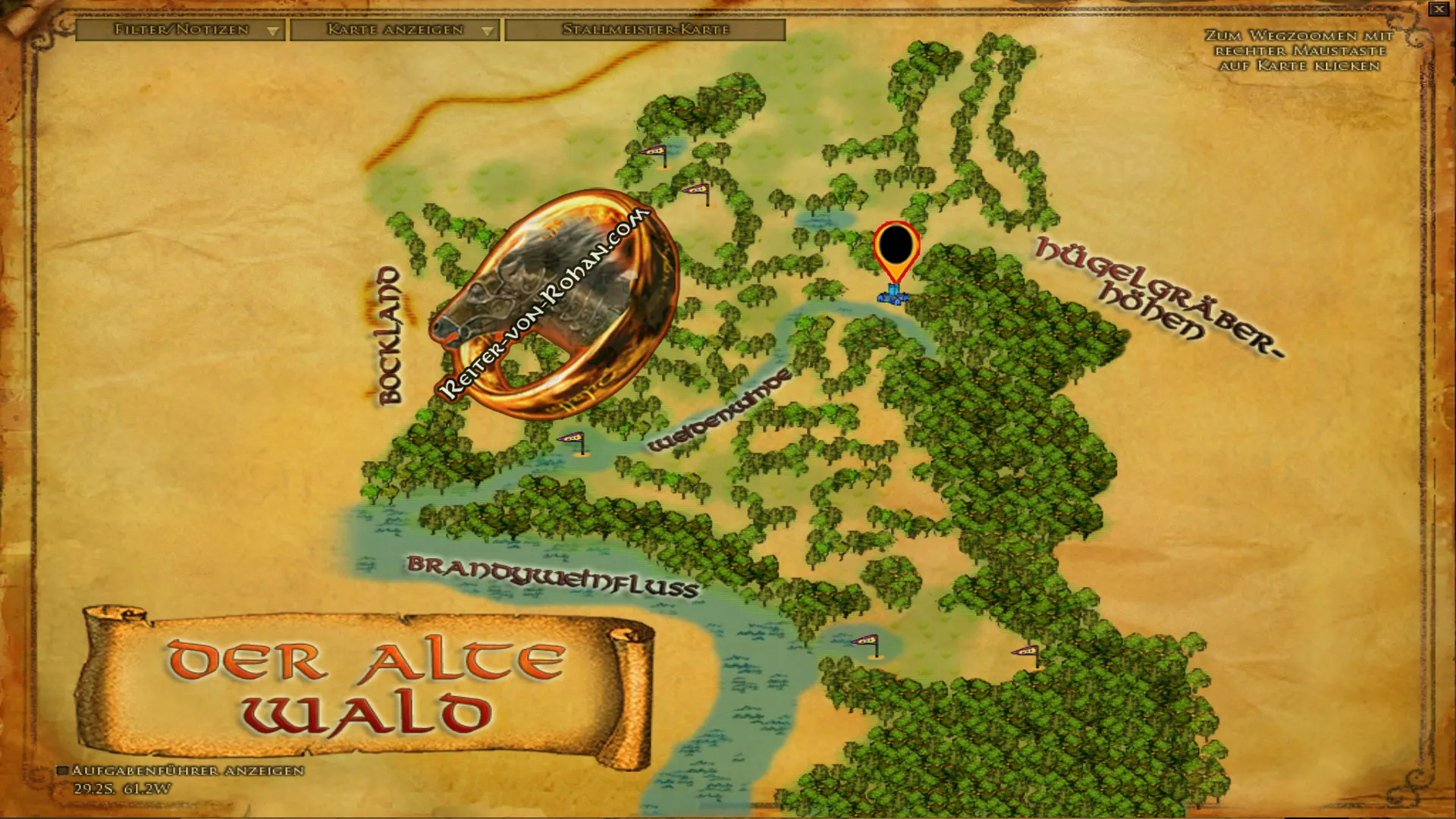 Position von Bingos Boffins haus in Michelbinge