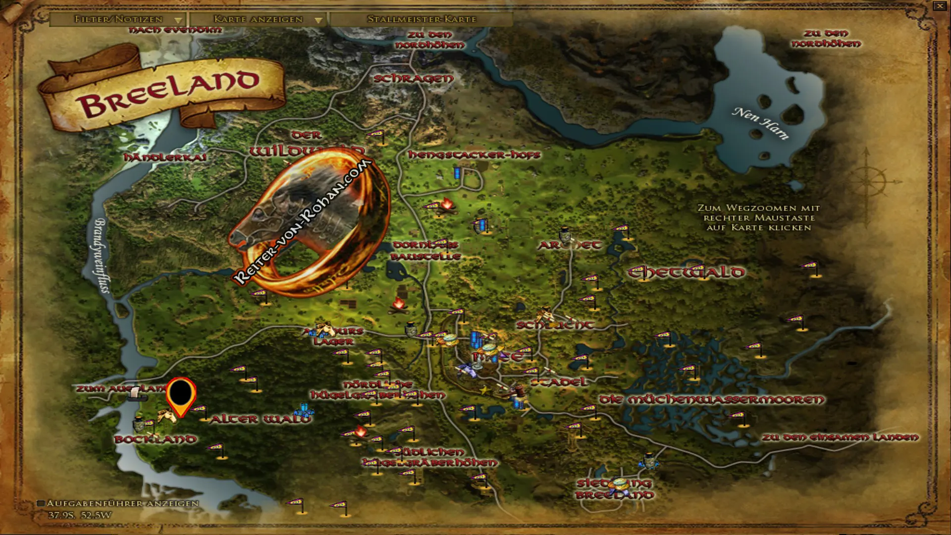 Position von Bingos Boffins haus in Michelbinge