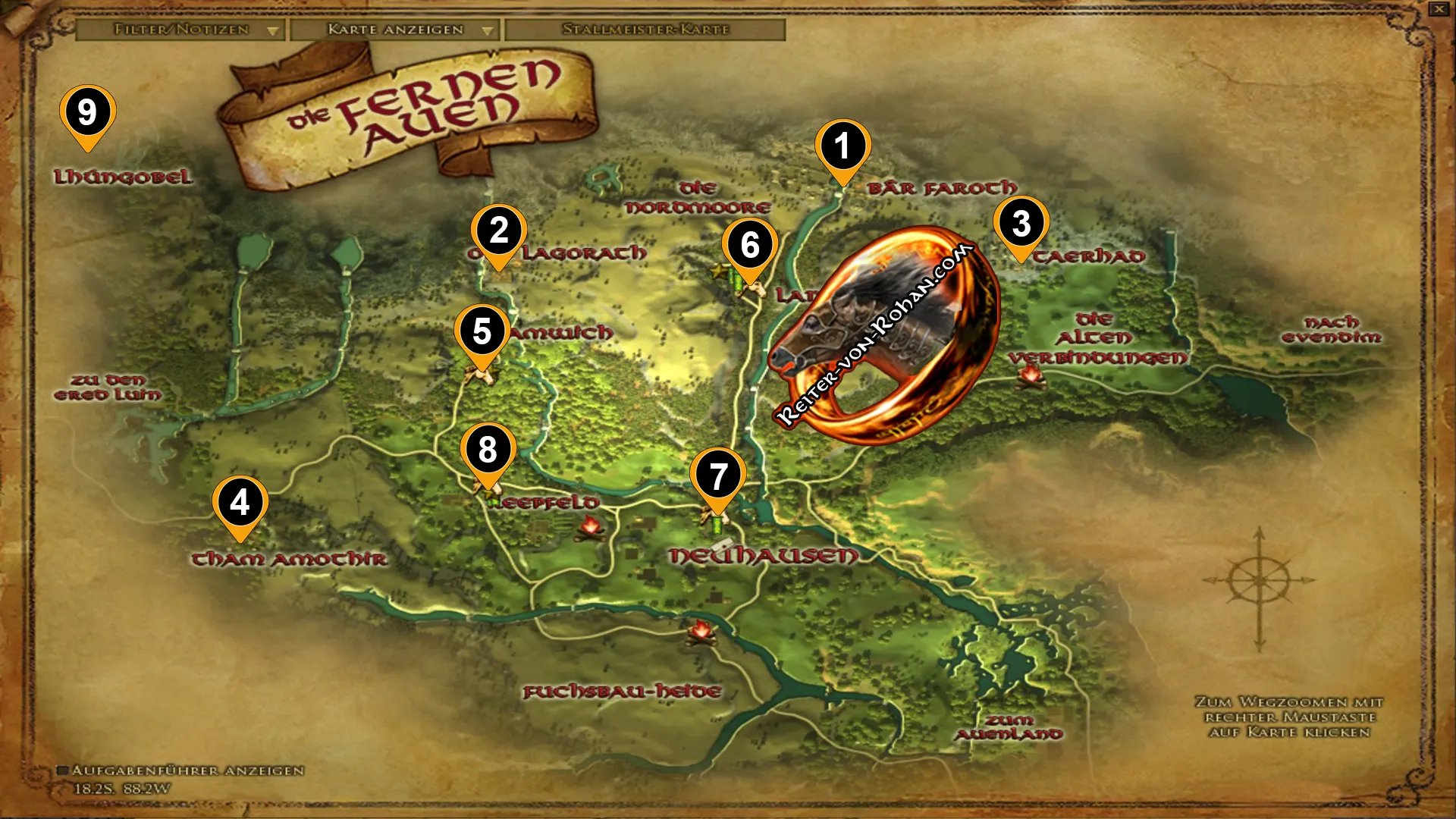 Anklicken zum Zoomen Übersichtskarte der Sehenswürdigkeiten