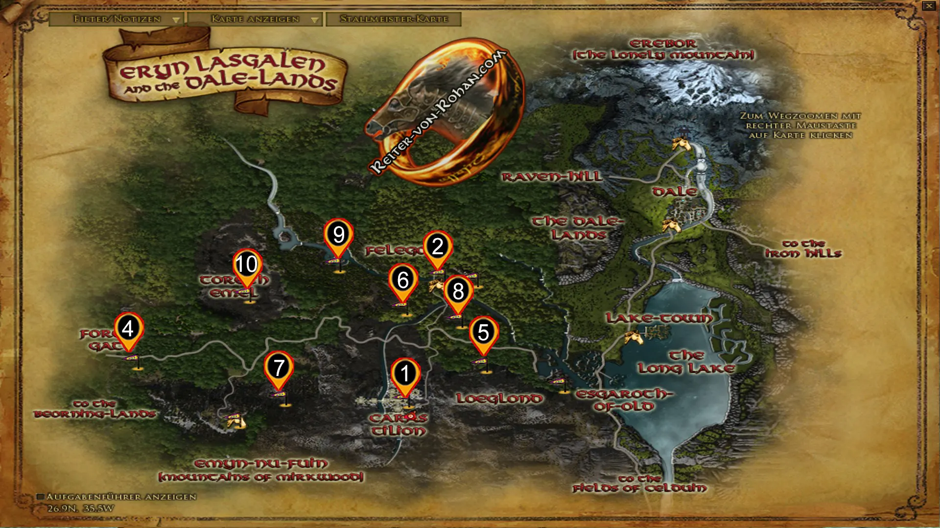 Anklicken zum Zoomen erkunder eryn lasgalen karte