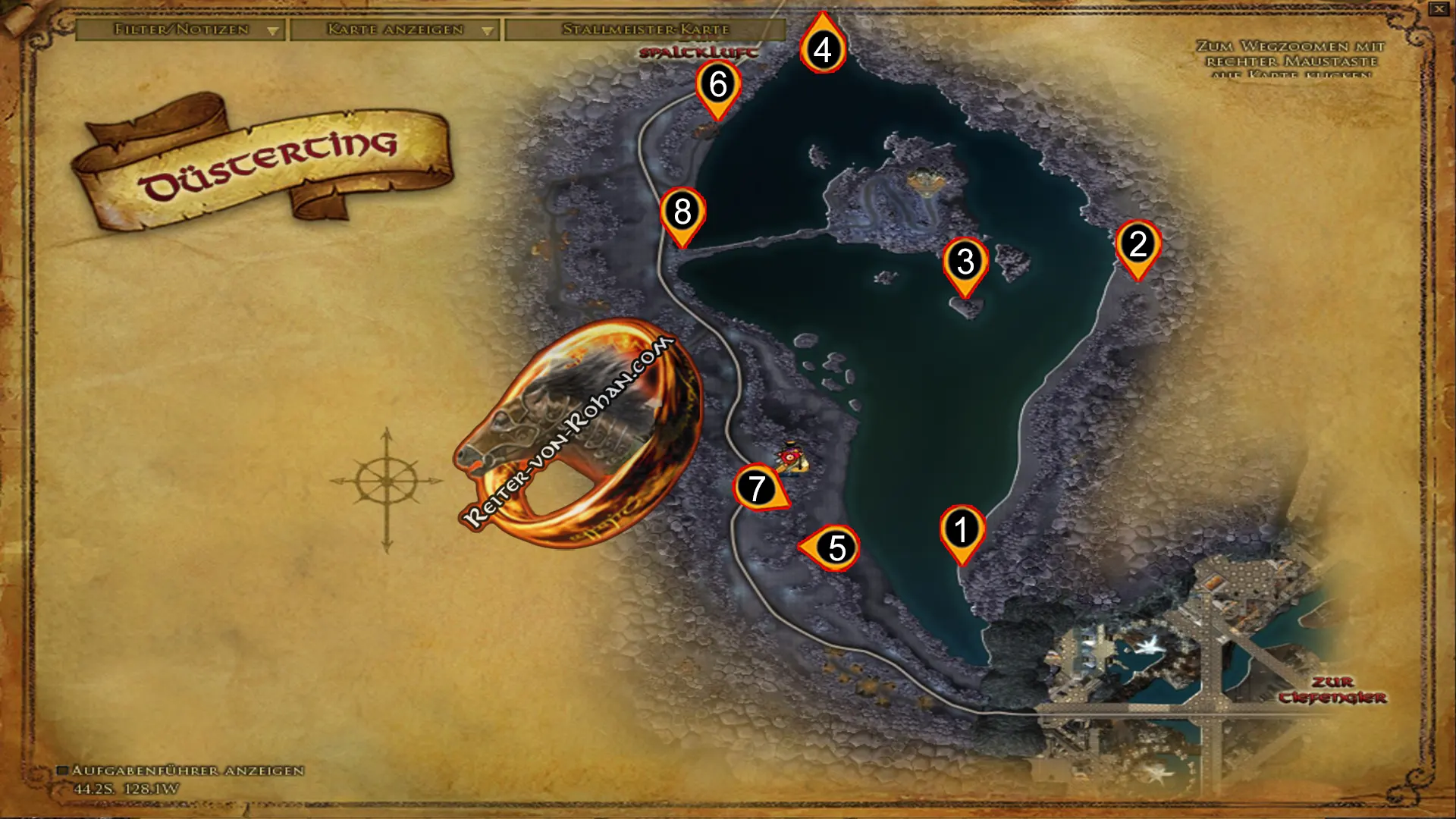 Anklicken zum Zoomen map angreifer schwarzer see