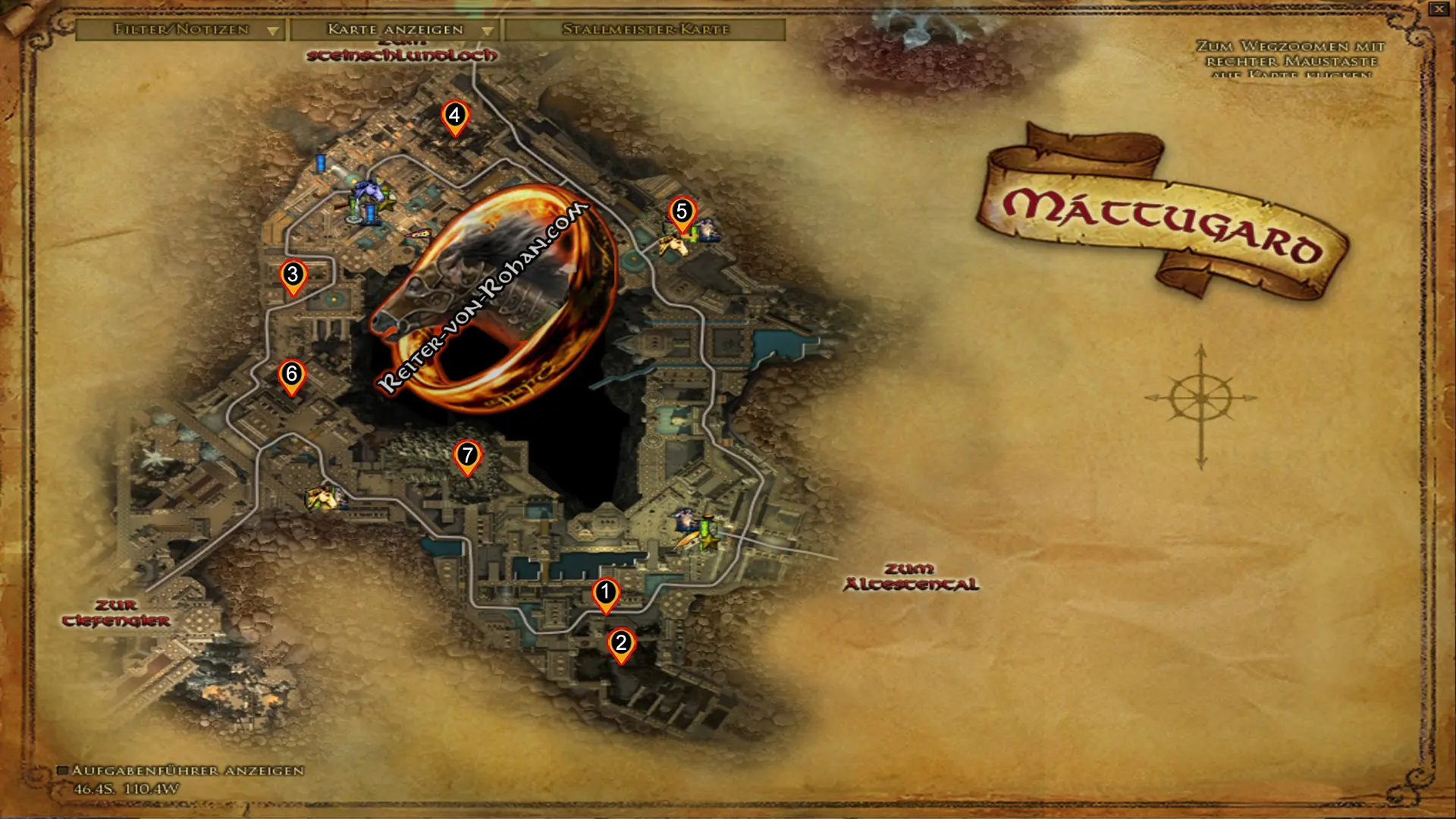 Anklicken zum Zoomen map staetten mattugard