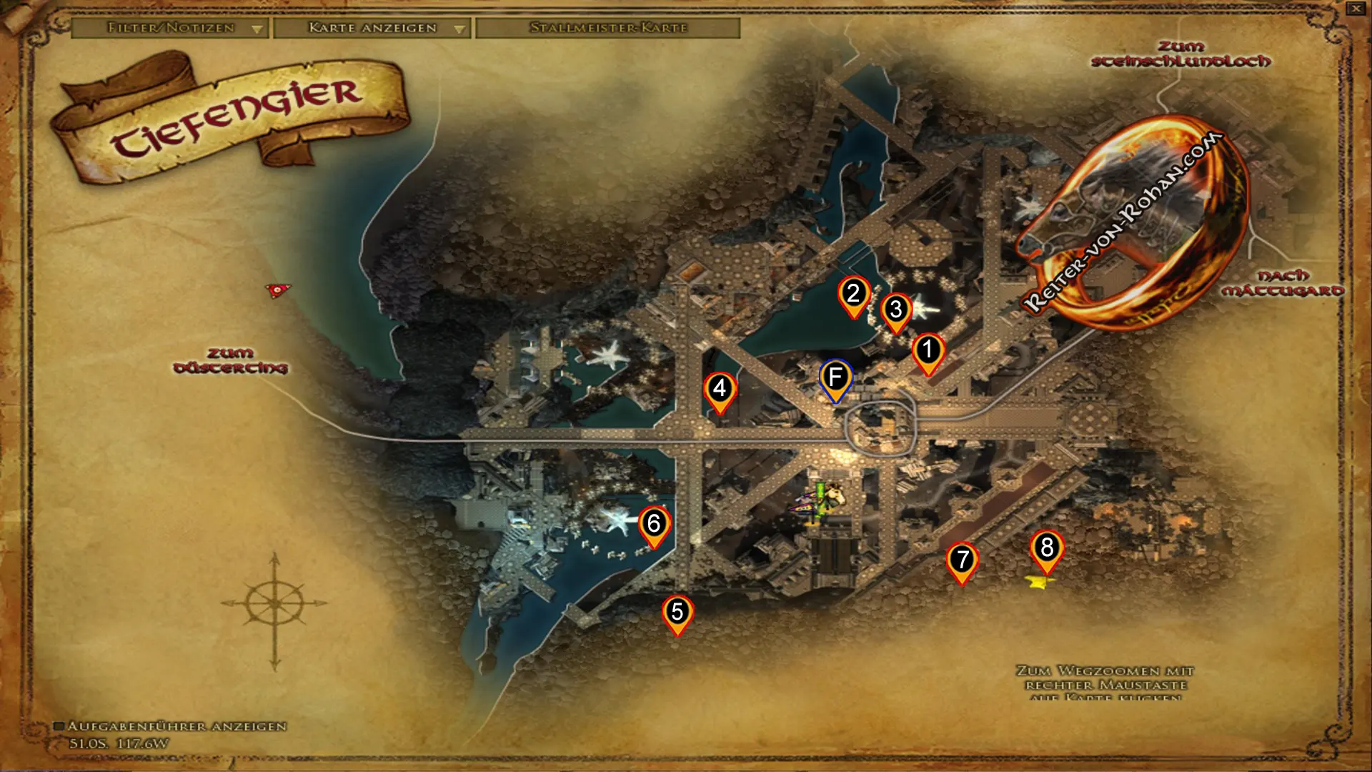 Anklicken zum Zoomen map staetten mattugard