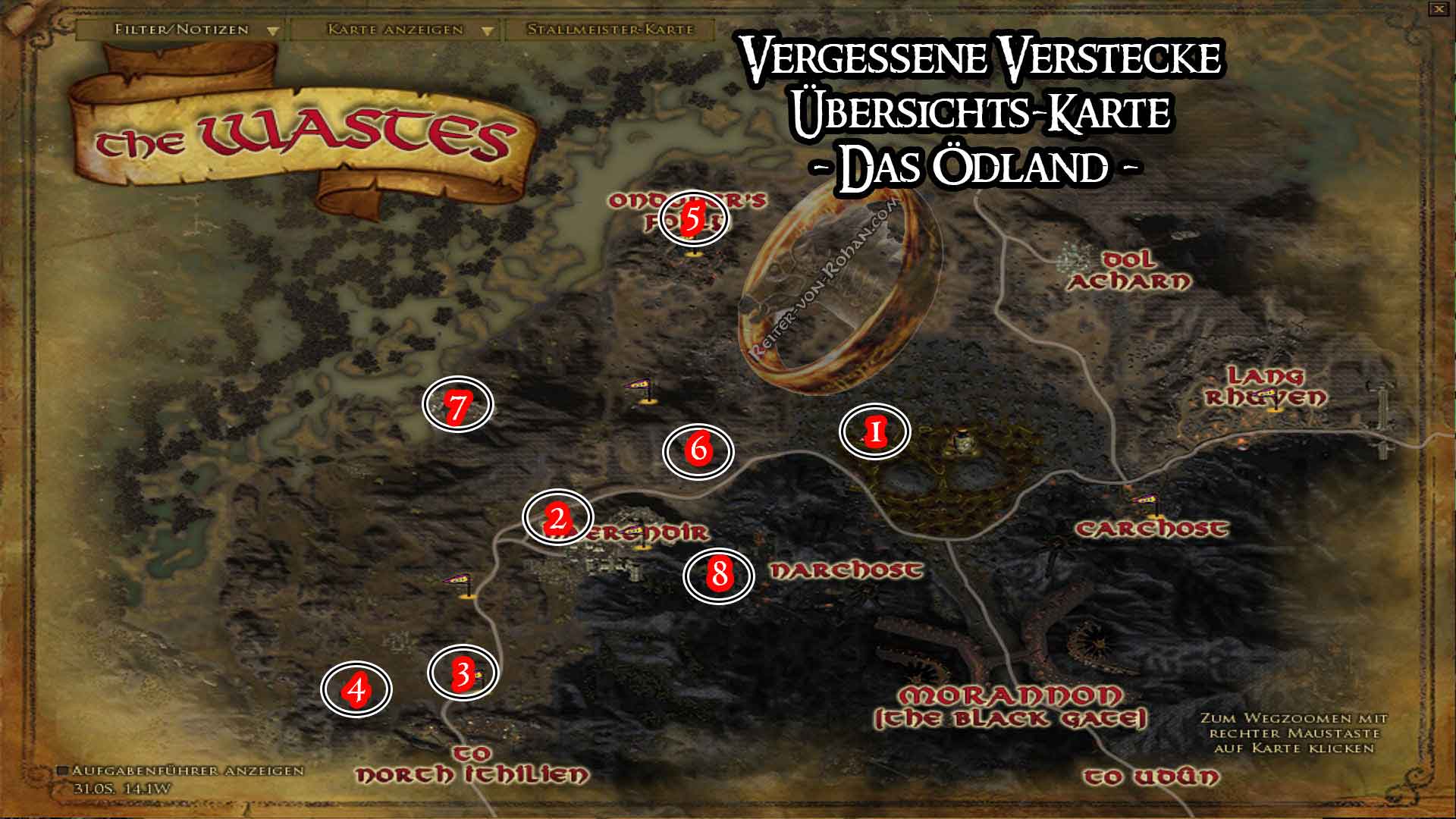 vergessene verstecke map