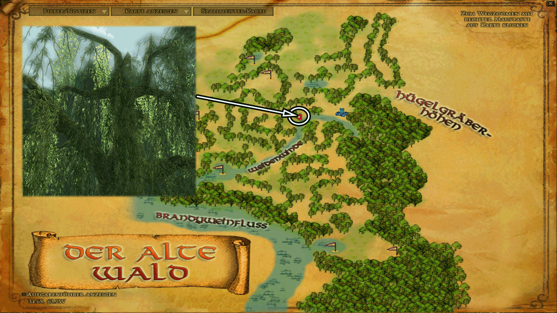 Alter Weidemann - Karte anklicken zum vergrößern Alter Weidemann - Karte anklicken zum vergrößern