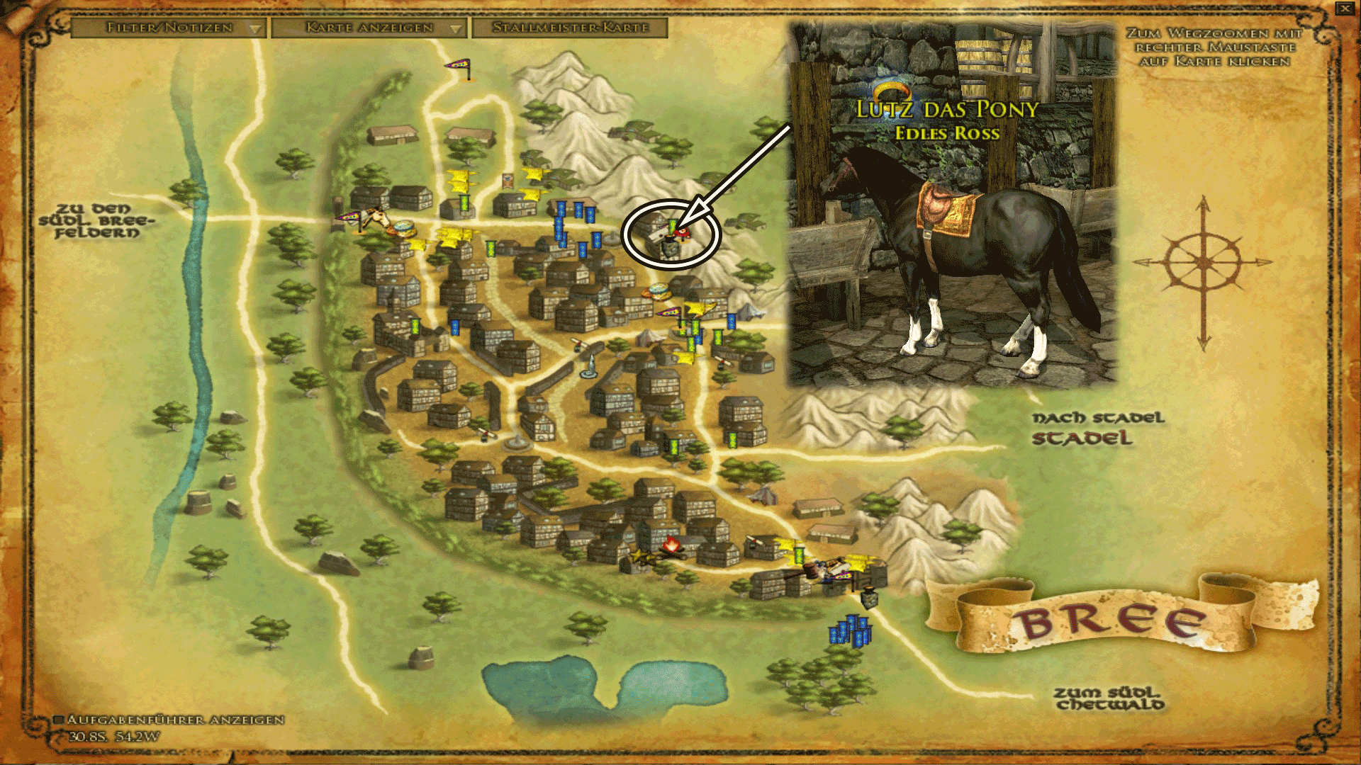 Lutz das Pony - Karte anklicken zum vergrößern Lutz das Pony - Karte anklicken zum vergrößern