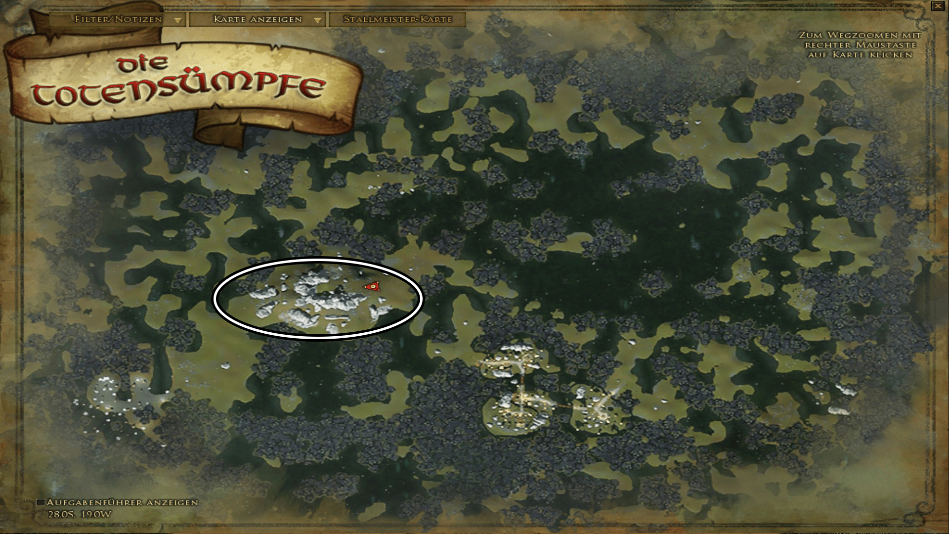 Geister Fundort - zum vergößern anklicken Geister Fundort - zum vergößern anklicken